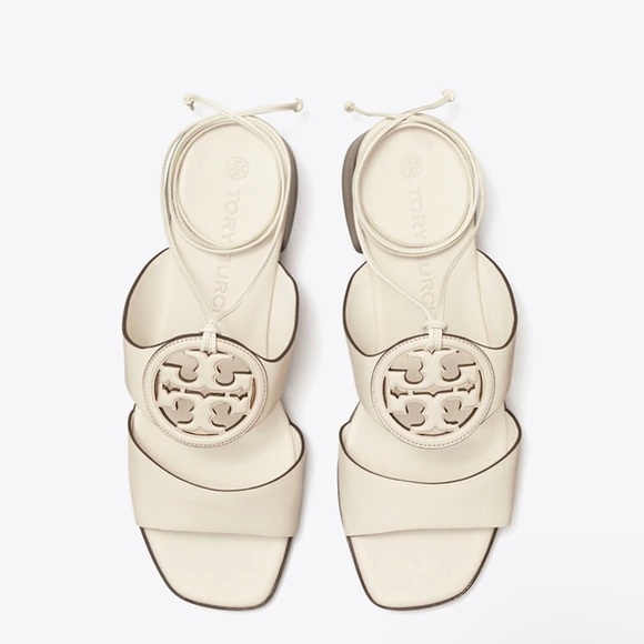 TORY BURCH BOMBÉ MILLER HEEL SANDAL SIZE 8.5-10 - Picture 15 of 16